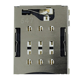 Коннектор SIM Sony F3111/F3311/G3311/G3221/H4311 (XA/E5/L1/XA1 Ultra/L2 Dual)