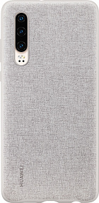 Силиконовый чехол Huawei P30 PU серый