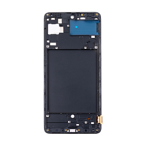 Дисплей для телефона Samsung A715F (A71) модуль Черный - In-Cell