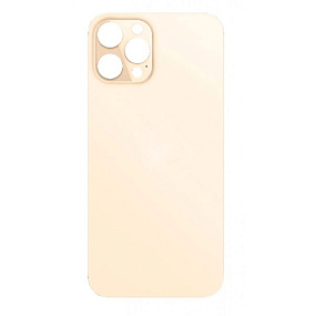 Задняя крышка iPhone 12 Pro Max (стекло) золотой