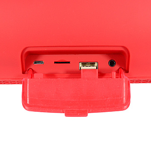 Колонка Hopestar H27 (Bluetooth/MicroSD/USB/FM/AUX/Microphone) влагозащищенная красная