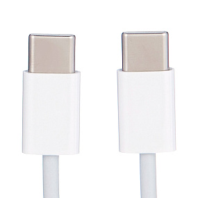 Дата кабель TYPE-C - TYPE-C - 1м белый(УЦЕНКА)новая,повр.упаковка