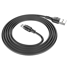 Дата кабель lightning - USB Hoco X52 магнитный 1м черный (УЦЕНКА) Б/У