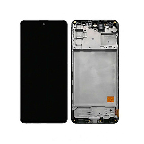 Дисплей для телефона Samsung M317F (M31s) модуль Черный - (OLED) (Full Size)