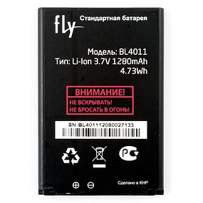 АКБ ORIG для телефона Fly BL4011 IQ235 тех. упаковка
