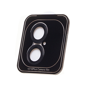 Защитное стекло для камеры IPhone 16 черное