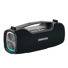 Колонка Hopestar A6X (Bluetooth/MicroSD/USB/AUX/P.bank) 35W черный(УЦЕНКА)б/у,потертости