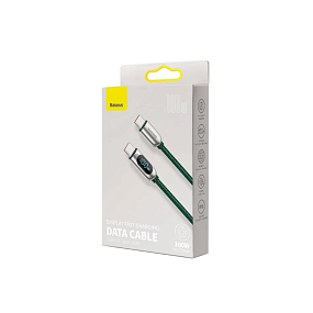 Дата кабель Type-C-Type-C Baseus Display (Catsk-B01) 100W 1м 5A черный