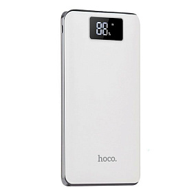 Портативное зарядное устройство Hoco B23B QC 20000mAh 3USB LCD белый