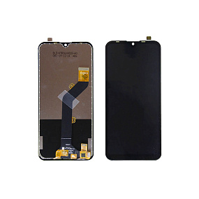 Дисплей для телефона Tecno Spark 4 Air в сборе с тачскрином Черный