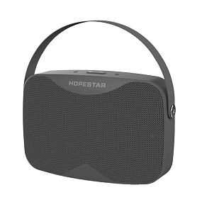 Колонка Hopestar H35 (Bluetooth/MicroSD/USB/FM/AUX/Microphone) влагозащищенная серая