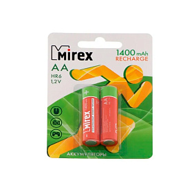 Аккумулятор AA Mirex 1400mAh 2BL 1шт