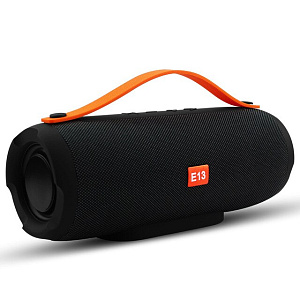 Колонка E13 (Bluetooth/MicroSD/USB/FM/AUX) черная