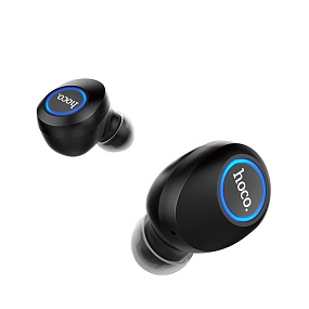 Bluetooth-наушники беспроводные Hoco ES24 черные (УЦЕНКА) Левое ухо играет тише