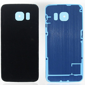 корпус для телефона Samsung G925 (S6 Edge) Задняя крышка (черный)