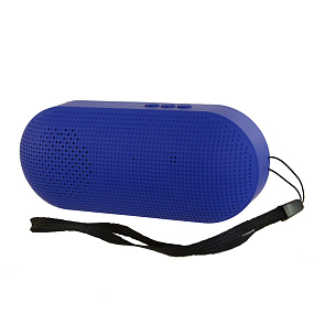 Колонка Y-2/boom B-26 (Bluetooth/MicroSD/USB/FM/AUX) синяя 