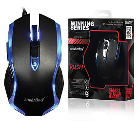 Мышь проводная игровая SmartBuy SBM-701 черная USB