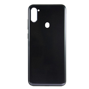 корпус для телефона Samsung M115F (M11) Задняя крышка (черный)