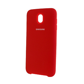 Силиконовый чехол для Samsung J730 Galaxy J7 оригинал красный
