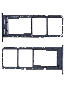 Контейнер SIM Samsung A145F (A14 4G) Черный