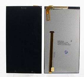 Дисплей для телефона HTC Desire 700 Dual в сборе с тачскрином Черный