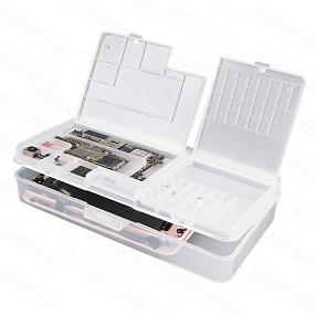 Органайзер Sunshine SS-001A для хранения мелочей с ячейками (прозрачный, 27 ячеек)