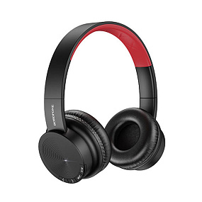 Bluetooth-наушники Borofone BO11 Maily полноразмерные черные(УЦЕНКА)повреждена упаковка