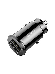АЗУ-USB Baseus C8-K Grain 2 выхода 3.1A черный
