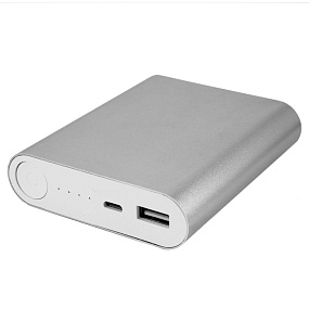 Портативное зарядное устройство Mi A3 10400mAh серебро