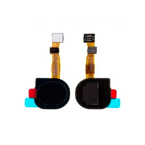 Шлейф Samsung M115F (M11) сканер отпечатка пальцев Черный