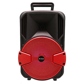 Колонка JBK-0902 (Bluetooth/MicroSD/USB/FM/TWS/AUX) 15W красная