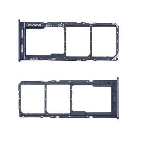 Контейнер SIM Samsung A135F/A137F (A13) Черный