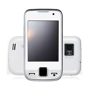 корпус для телефона Samsung S5600+ср.часть (белый)+клав-ра