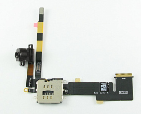 Шлейф iPad 2 на разъем гарнитуры/SIM коннектор WiFi+3G