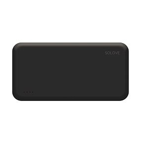 Портативное зарядное устройство xiaomi Solove 20000 mAh 18W кожаный чехол 003M черный