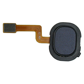 Шлейф Samsung A217F (A21s) сканер отпечатка пальцев Черный