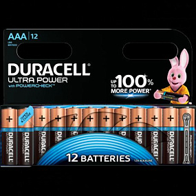 Батарейка ААА Duracell LR3 12BL Ultra Power 1шт