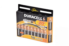 Батарейка АА Duracell LR6 18BL 18/10/180 1шт