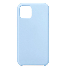 Кейс iPhone 14 Silicone Case без логотипа светло-голубой