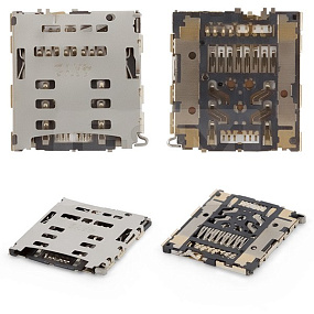 Коннектор SIM+MMC Huawei Mate 7/Huawei P8 Lite/P8/GR3/Honor 8A