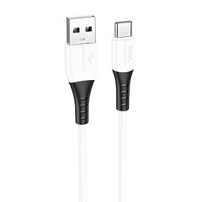 Дата кабель Type-C - USB Hoco X82 3A 1м белый