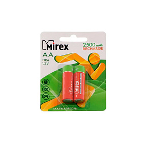 Аккумулятор AA Mirex 2500mAh 2BL 1шт