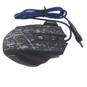 Мышь проводная игровая HYD-X5 черная USB