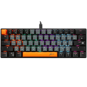 Клавиатура игровая Defender Apex GK-002RU механическая черная 