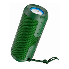 Колонка Hoco BS48 (Bluetooth/TWS/USB/FM/TF/AUX) 10W темно-зеленый(УЦЕНКА)б/у, потертости