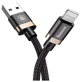 Дата кабель lightning - USB Baseus CALGB-A19 Golden Belt 1,5м 2A черный