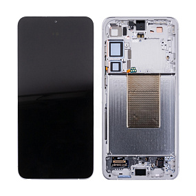 Дисплей для телефона Samsung S926B (S24+) модуль Серый - Оригинал (SP)