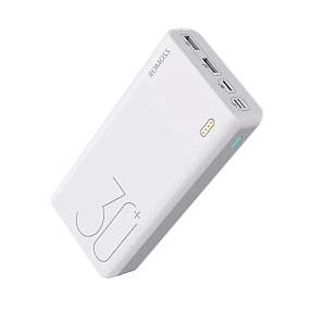 Портативное зарядное устройство Romoss Sense 8+, 30000 mAh, белый