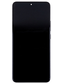 Дисплей для телефона Xiaomi Poco F5 Pro (23013PC75G) модуль с рамкой Черный - Оригинал