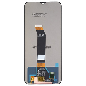 Дисплей для телефона Xiaomi Poco M4 5G/Note 11E 5G (MZB0BF9RU) в сборе Черный - Оригинал